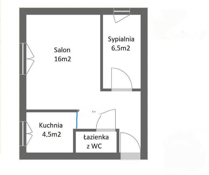 Mieszkanie 37 m po remoncie
