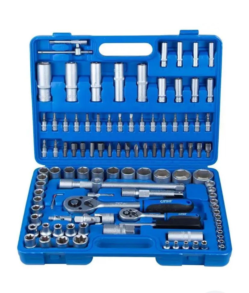 Набір насадок торцевих і біти 108шт, 1/4", 1/2" Start GRAD