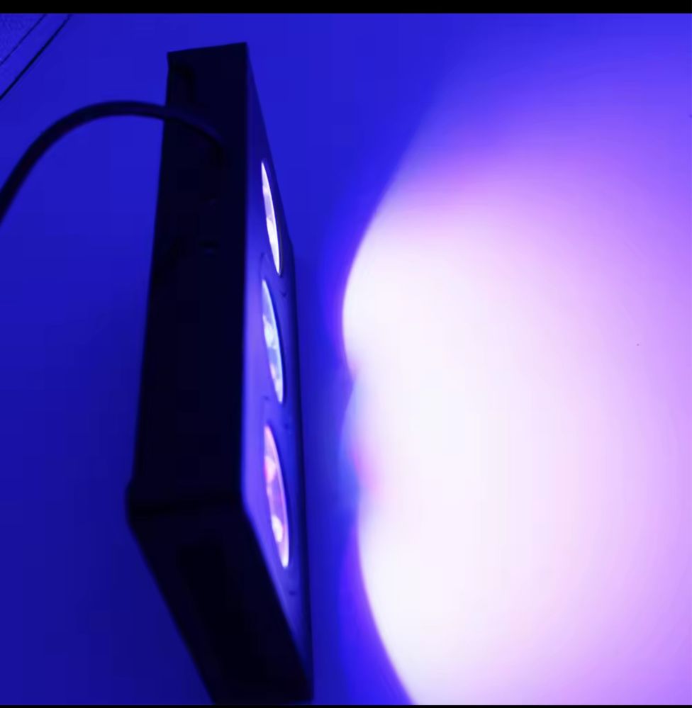 Calha luz led para aquario reef marinho agua salgada