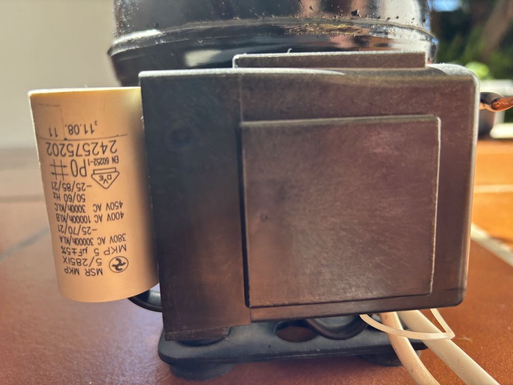 Compressor e Termostato Frigorifico