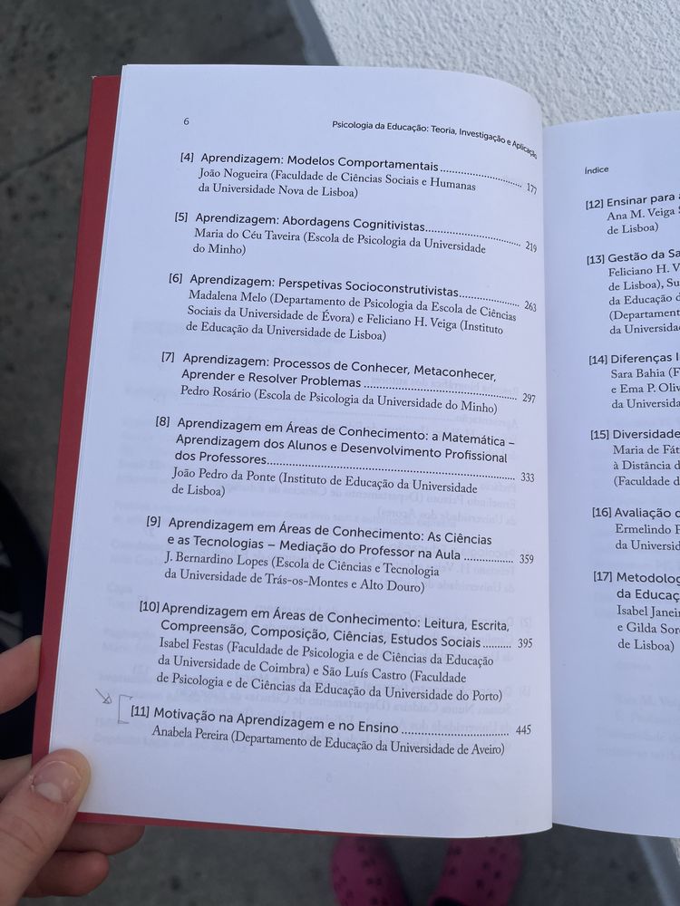 Psicologia da Educação, Feliciano Veiga