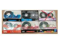 Аудиокассеты SKC LX 90, GX 90, LG HP 90, CD 90, GoldStar, Konica XR90