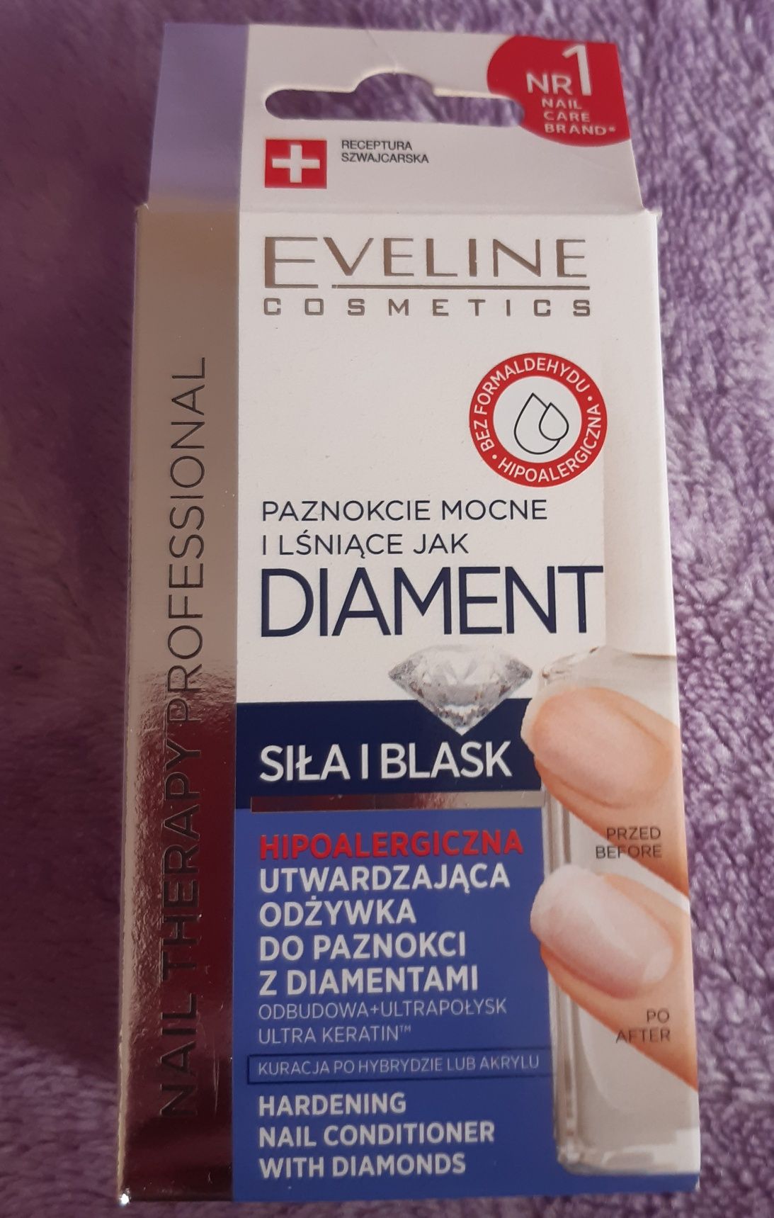 NOWA Odżywka do paznokci EVELINE Diamentowa.