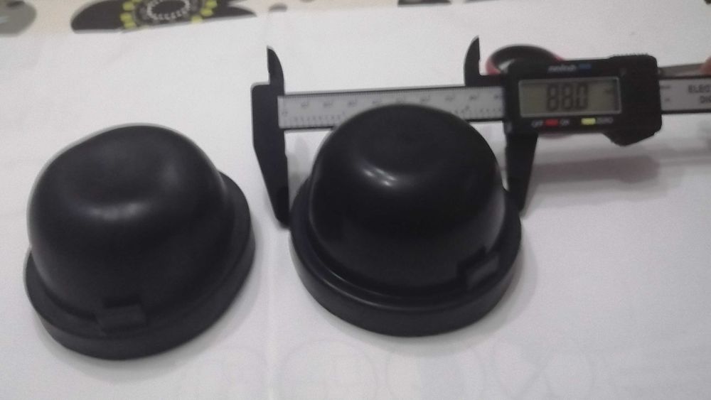 Tampa ou Capa de borracha vedação à prova de poeira luz led 80mm