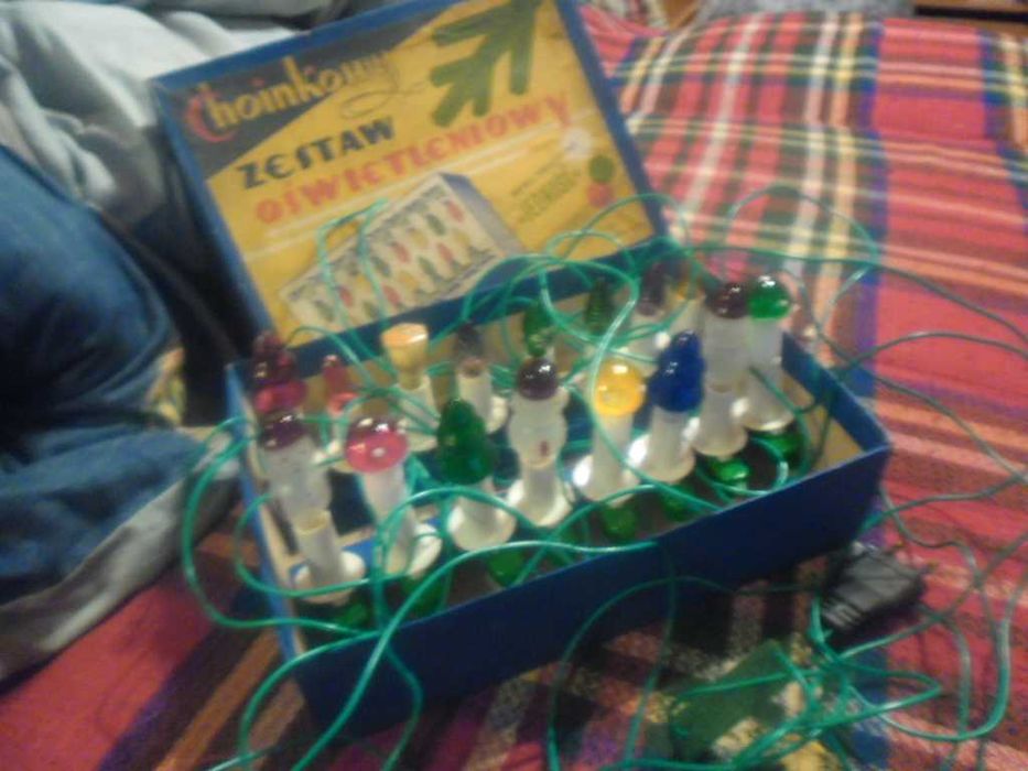 Stare lampki choinkowe