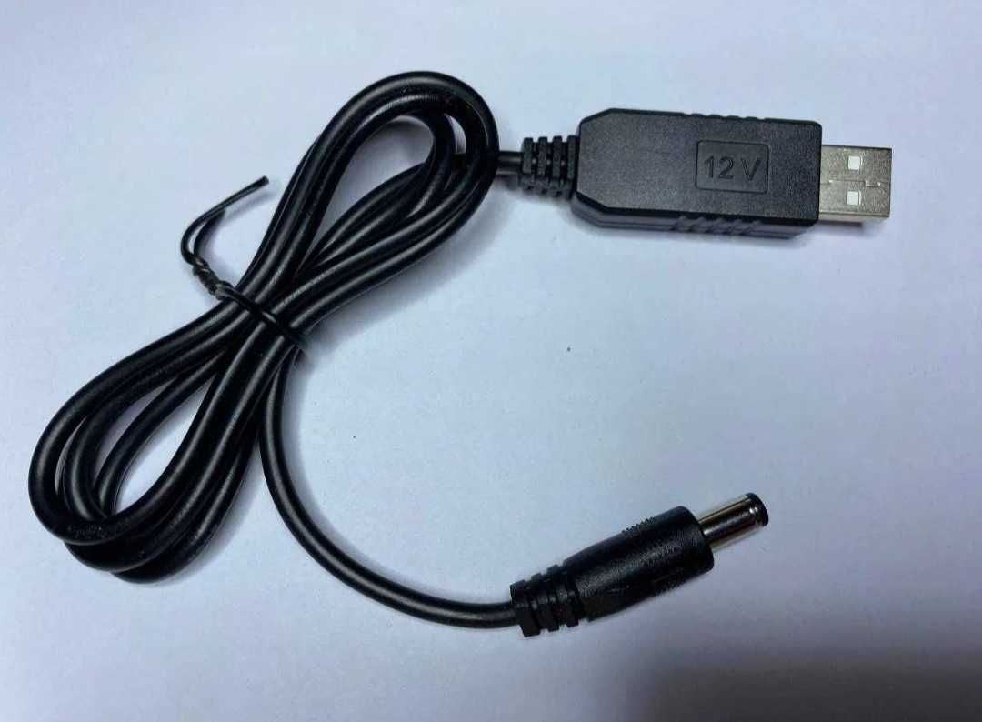 Кабель USB-DC Перехідник павербанк на роутер 5v - 9v - 12v