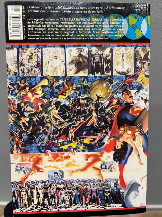 BD DC Comics - Crise Nas Infinitas Terras