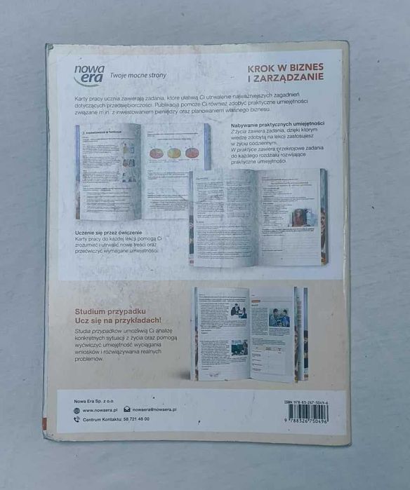 Krok w Biznes I Zarządzanie LO 2 2024  Ćwiczenia.