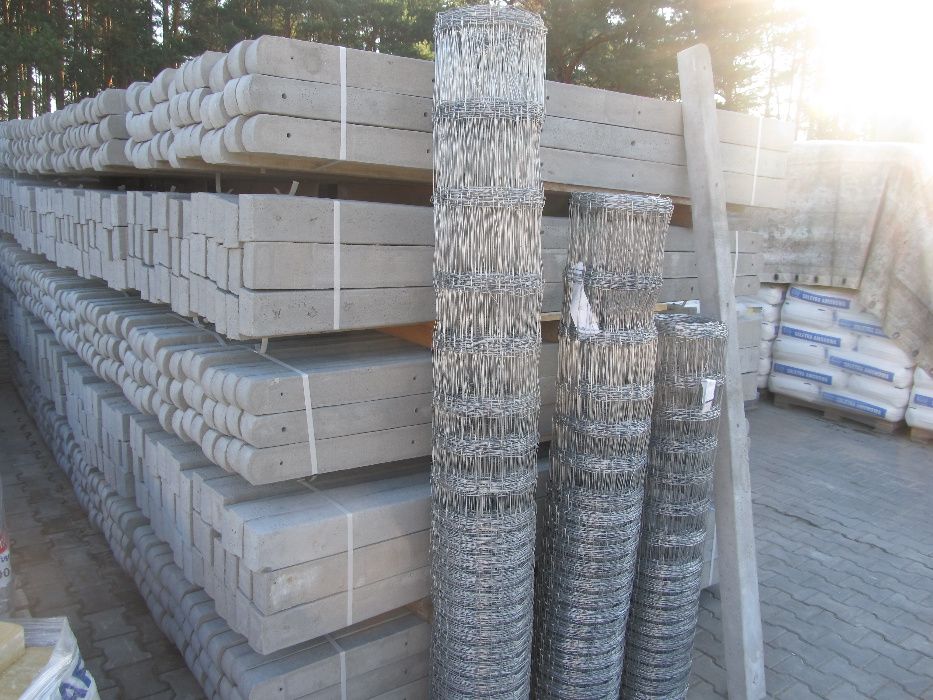 Słupki Betonowe dł w cm 180,200,220,240,260,300, WALDI +rozładunek HDS