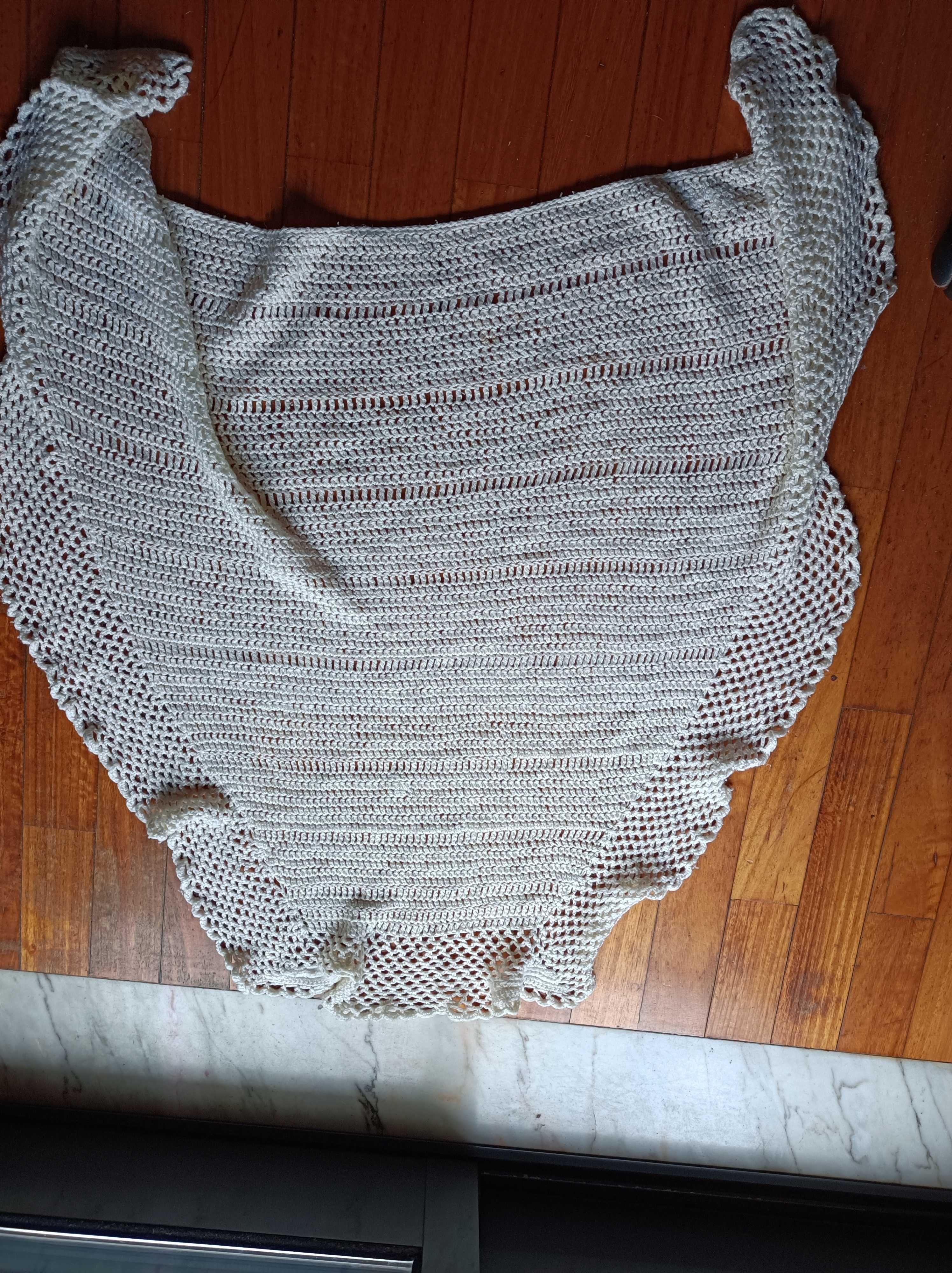 xale bege feminino