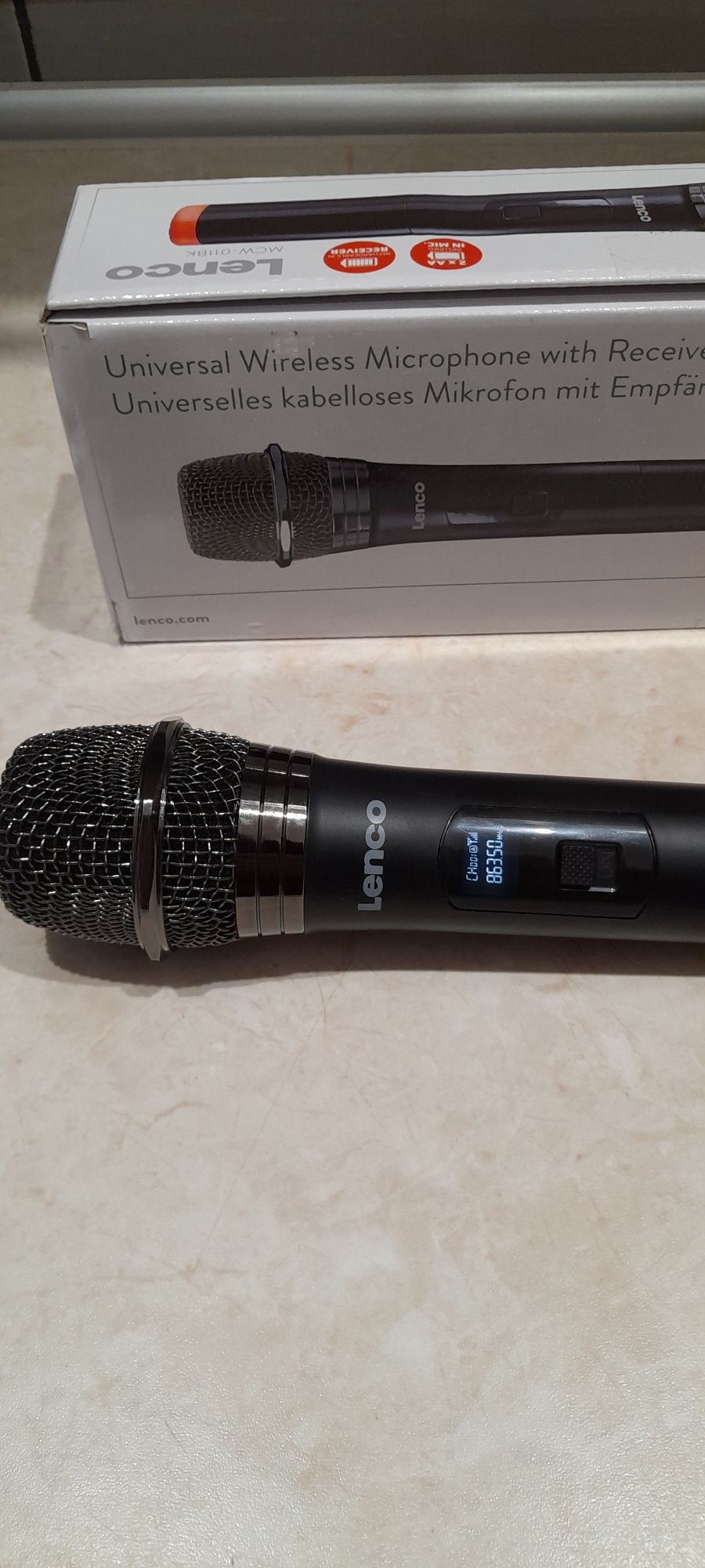 Mikrofon bezprzewodowy Lenco MCW-011BK