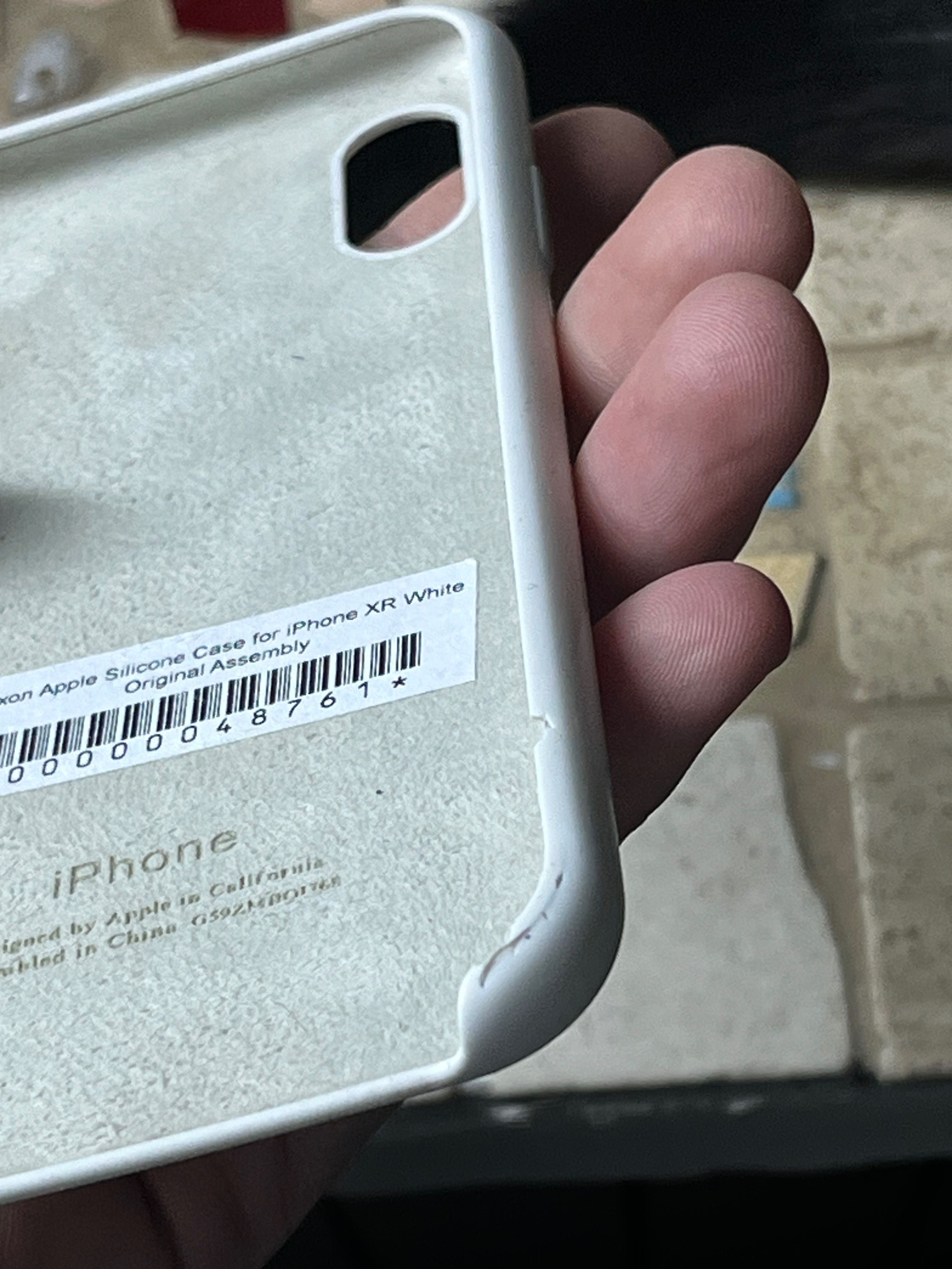 Силіконовий чохол IPhone XR білий