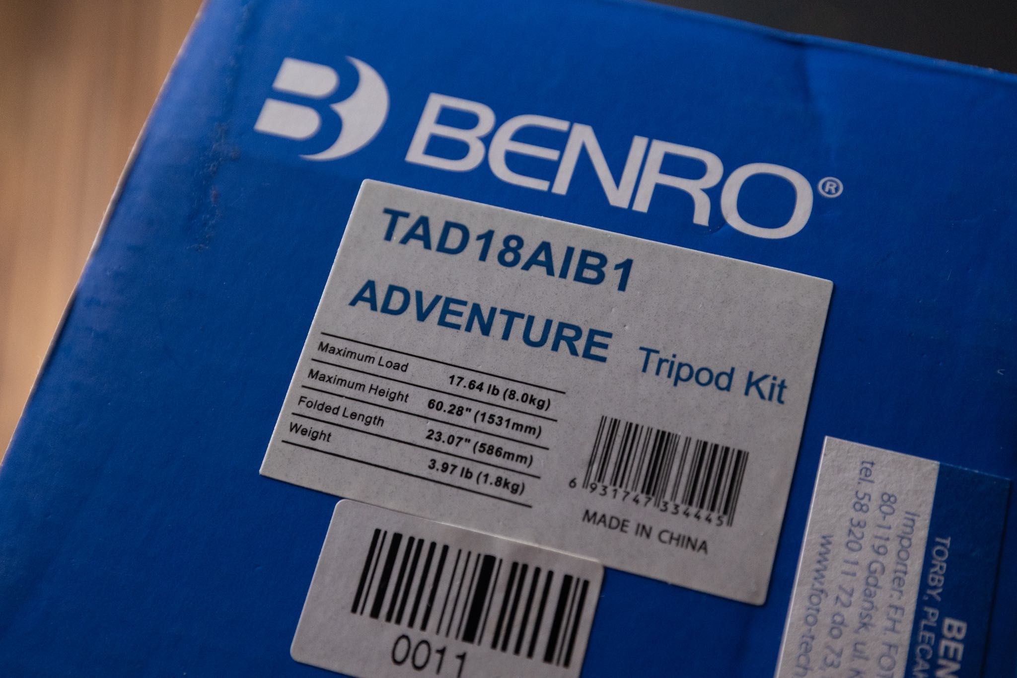 Statyw Benro Adventure TAD18AIB1