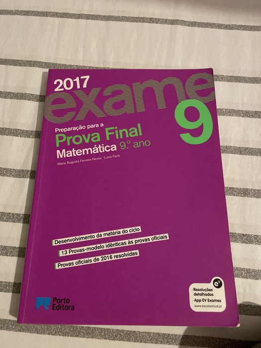 Preparar a prova final de Matematica 9 Ano