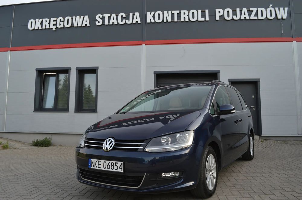 Volkswagen Sharan Śliczny 2.0 TDI 7-osobowy Zarejestrowany GWARANCJA NA ROK