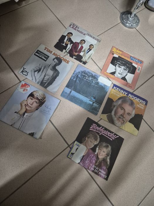 Discos de vinil pequenos