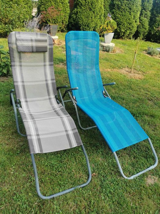 Leżaki ogrodowe 2 sztuki