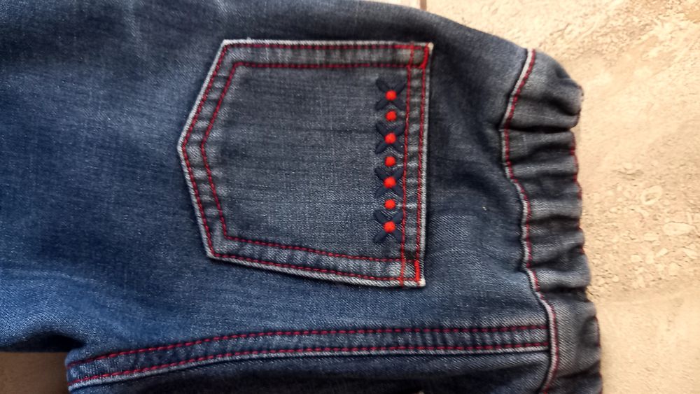 Джинсы на флисе 2-3года.Рост 98