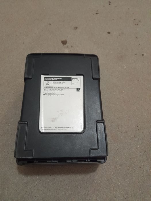 Zestaw gwintowników i wierteł SMART STEP M3-M12 Wurth 13-elem