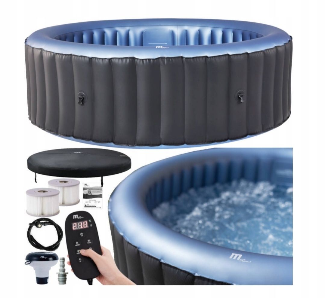 Jacuzzi ogrodowe dmuchane spa Mspa Bergen 6 osobowe UFC! 204cm 930l