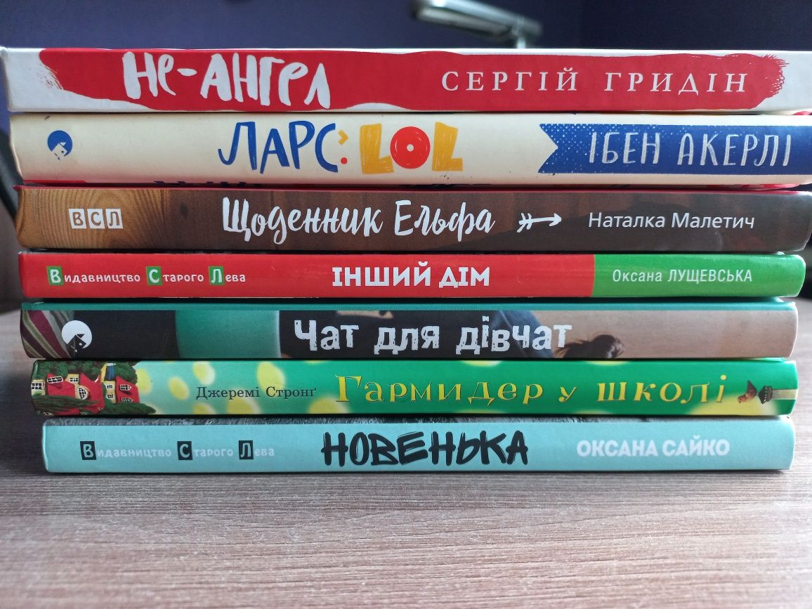 Підліткові книжки українською мовою