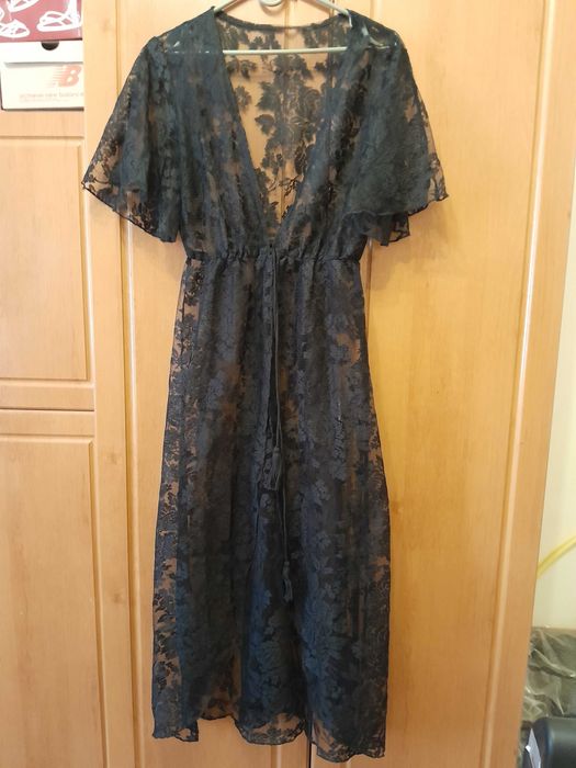 Пляжная накидка парео кружево XS-S