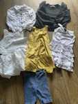 H&M zestaw paka ubranek dla dziewczynki 110,116 stan bdb x 7 szt