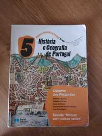 Caderno de Perguntas História e Geografia de Portugal 5º Ano