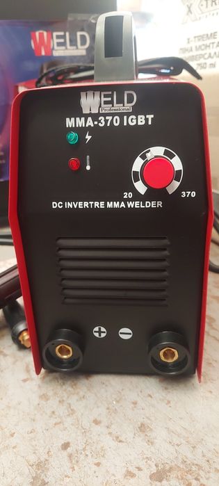 Інвертор Weld MMA‑370 IGBT | 370 А | Цифровий дисплей | Кейс