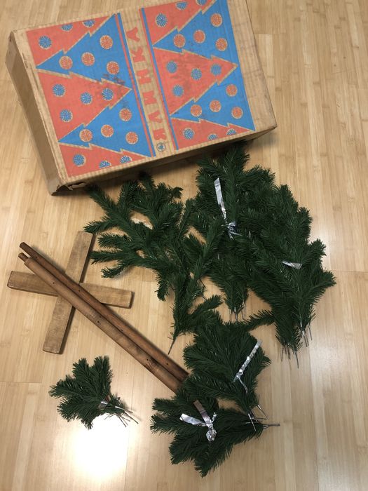 Ялинка СССР 1.2 м 1980-е роки, Клавдіївська фабрика