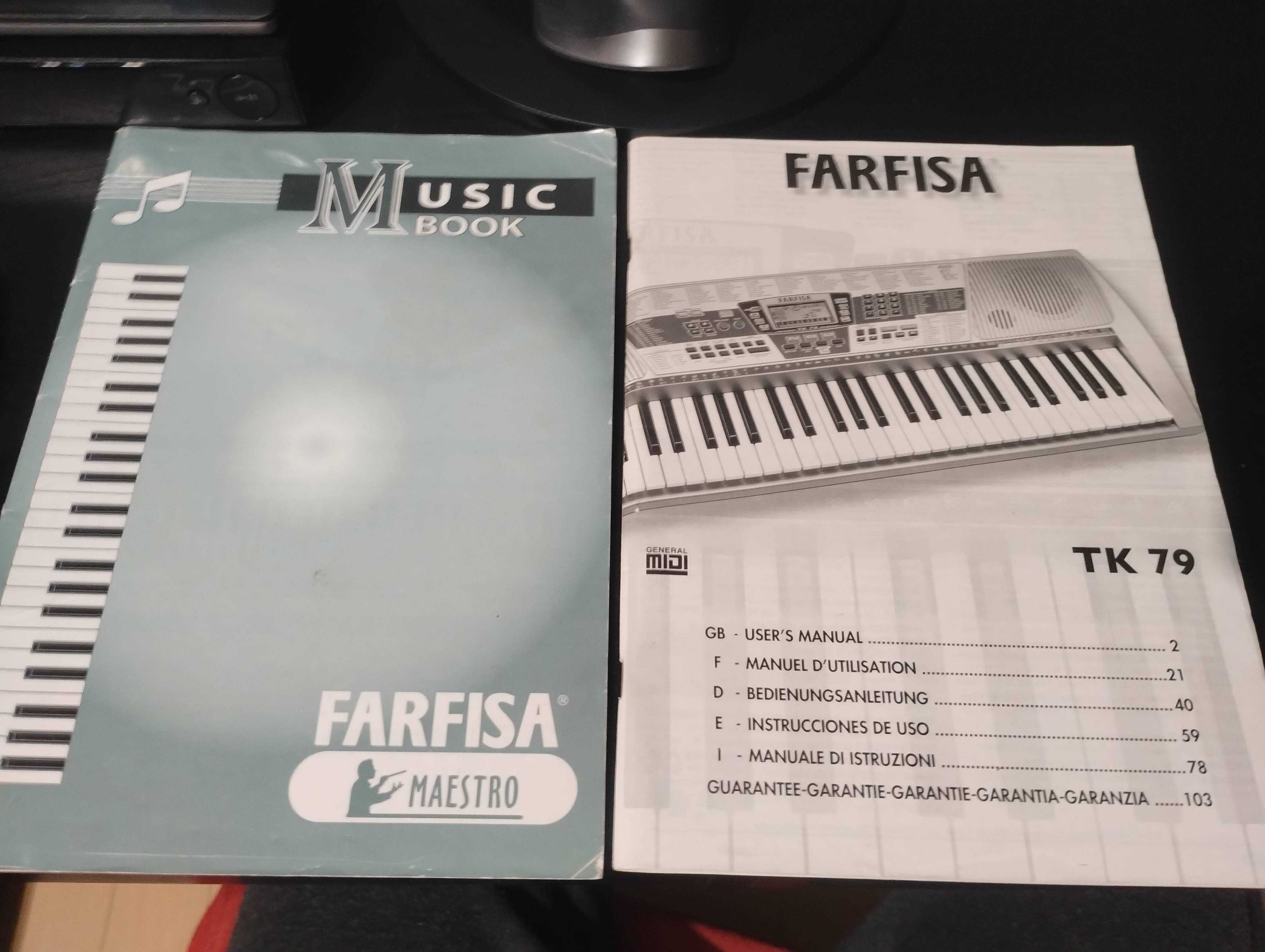 FARFISA TK-79 keyboard 61 klawiszy