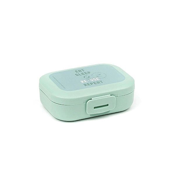 Lunchbox z klipsem 11 cm Bio miętowy / Amuse