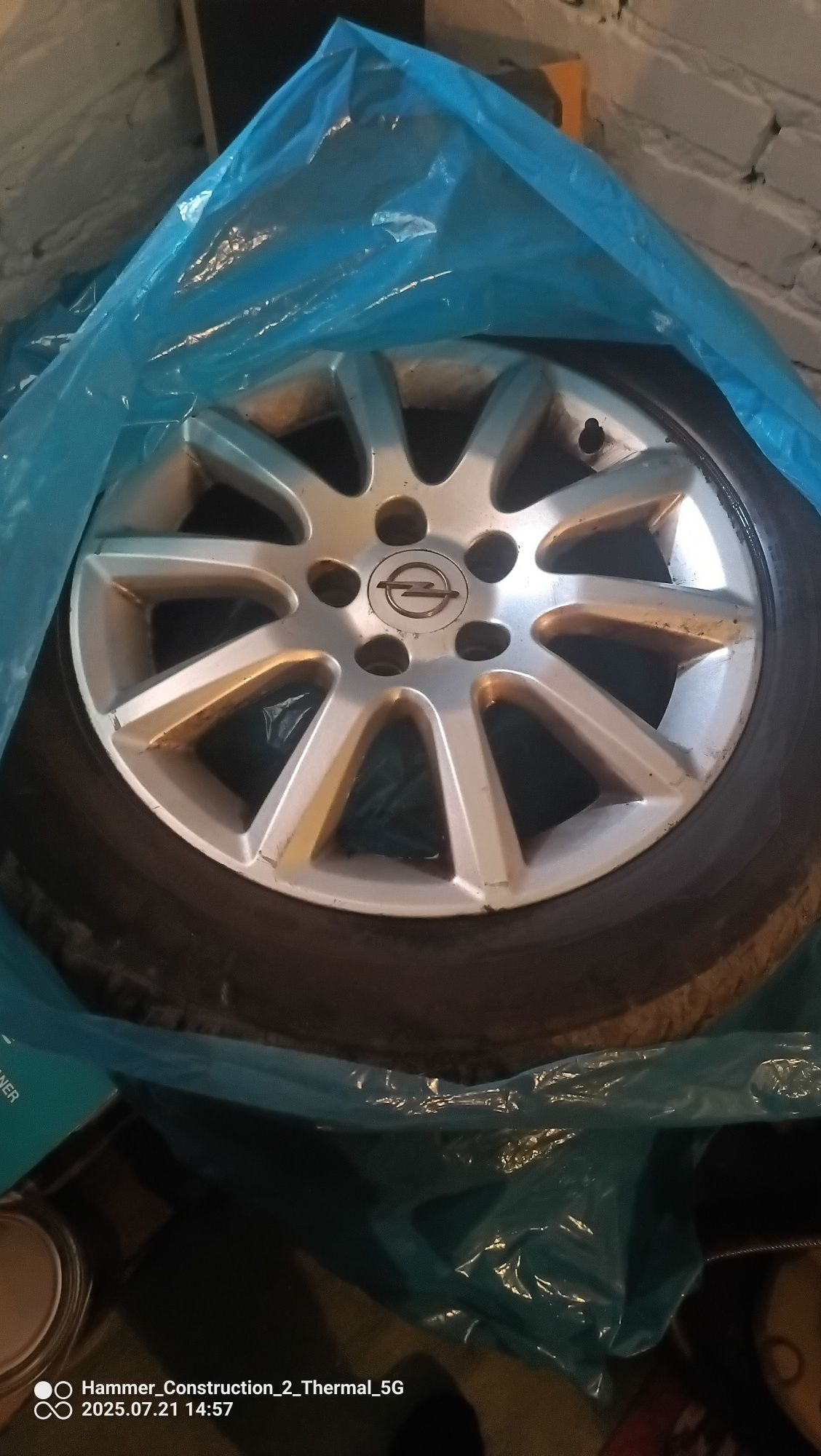 Alufelgi 16 opel zimowe opony