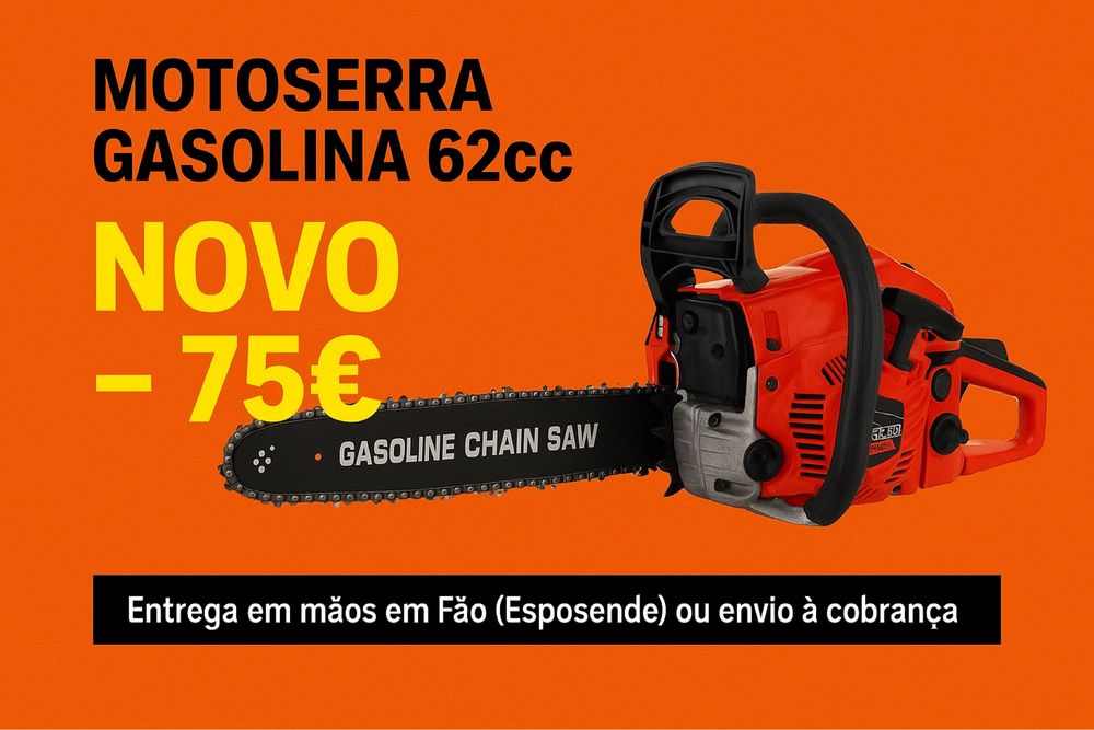 Motosserra Gasolina 62cc Extreme Tools – NOVA . 75€