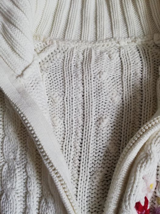 sweterek dziewczęcy H&M 6-7 lat