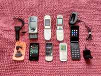 Kolekcja klasycznych telefonów ( w tym Nokia 7650  ta inne)