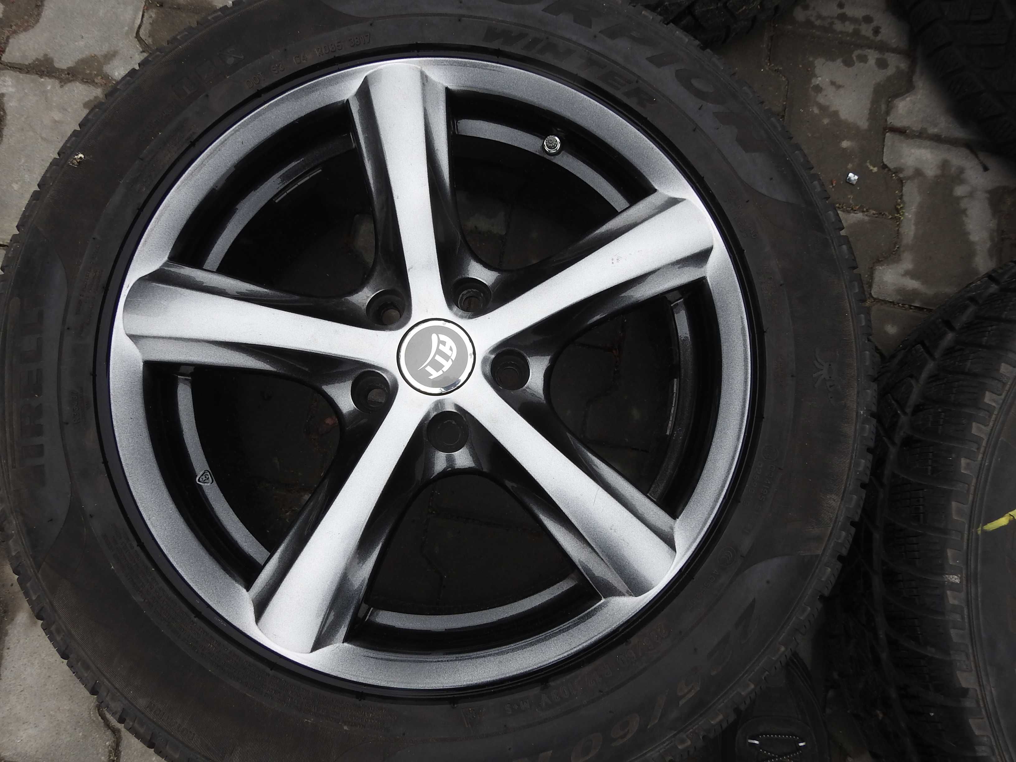 4x ALU ATT 17'' 5x114,3 7,5J ET 50  DO HYUNDAI + TPMS czarno srebrne !