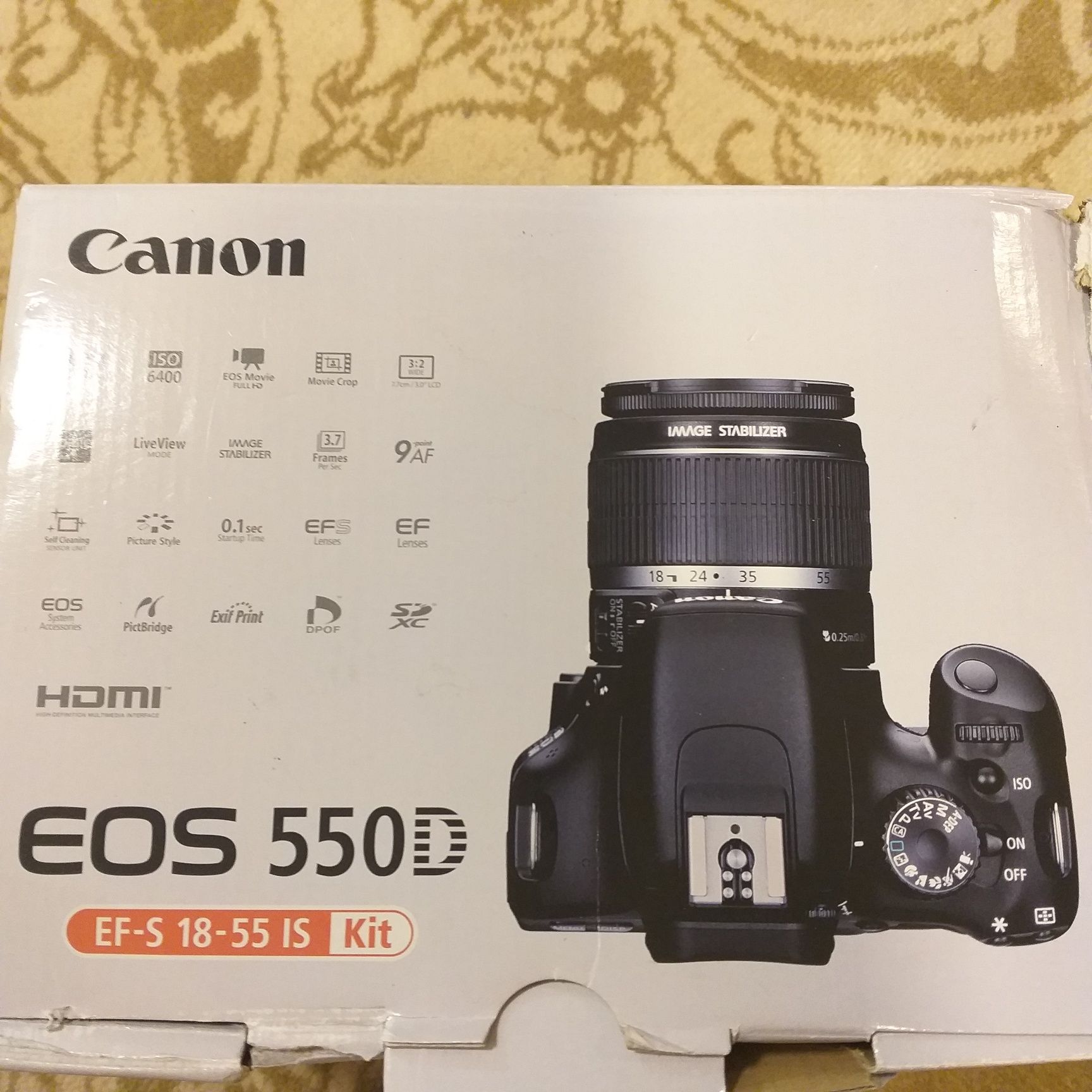 Canon EOS 550D kit 18-55