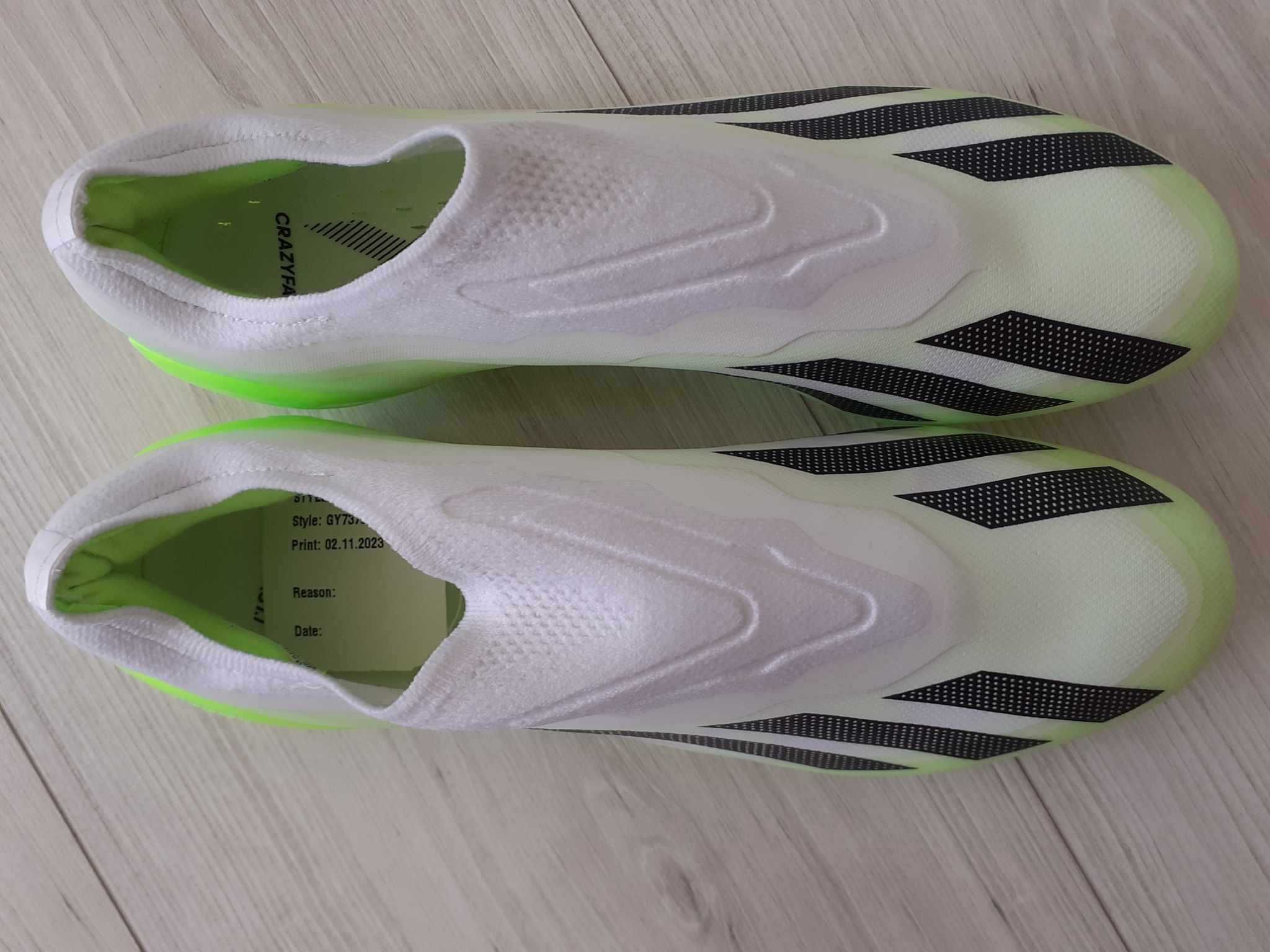 Profesjonalne buty piłkarskie korki Adidas X Crazyfast.1 LL FG r. 44