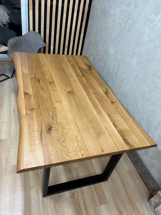 PROMOCJA! nowoczesny stół dębowy metalowa/drewniana noga loft boho hit