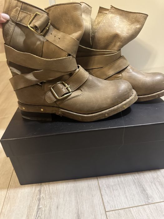 Jeffrey Campbell кожаные сапоги ботинки демисезон