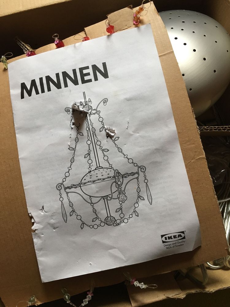 Lustre candeeiro Minnen Ikea