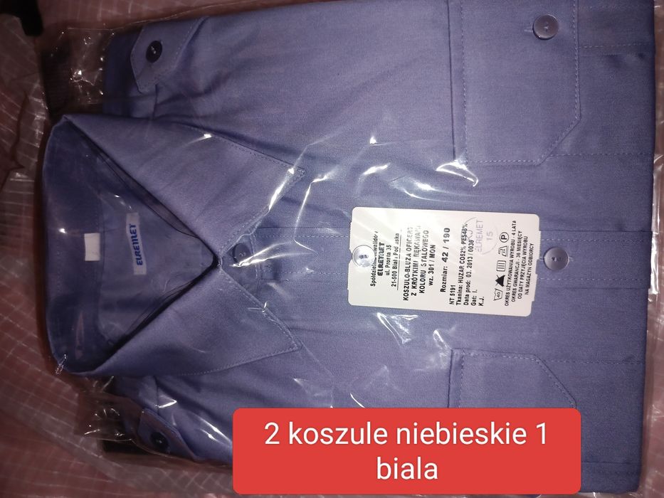Koszule 90 zł 3 szt Galowe wojskowe