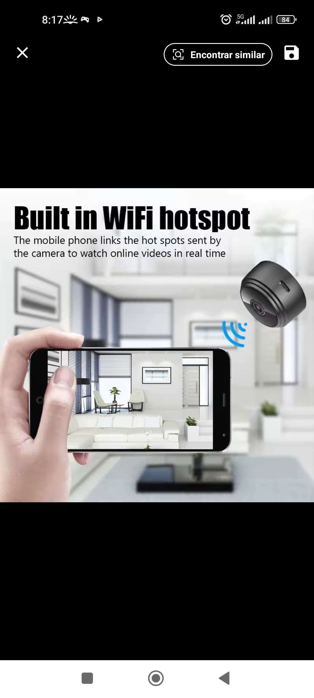 Câmara de vigilância WI-FI/TOP