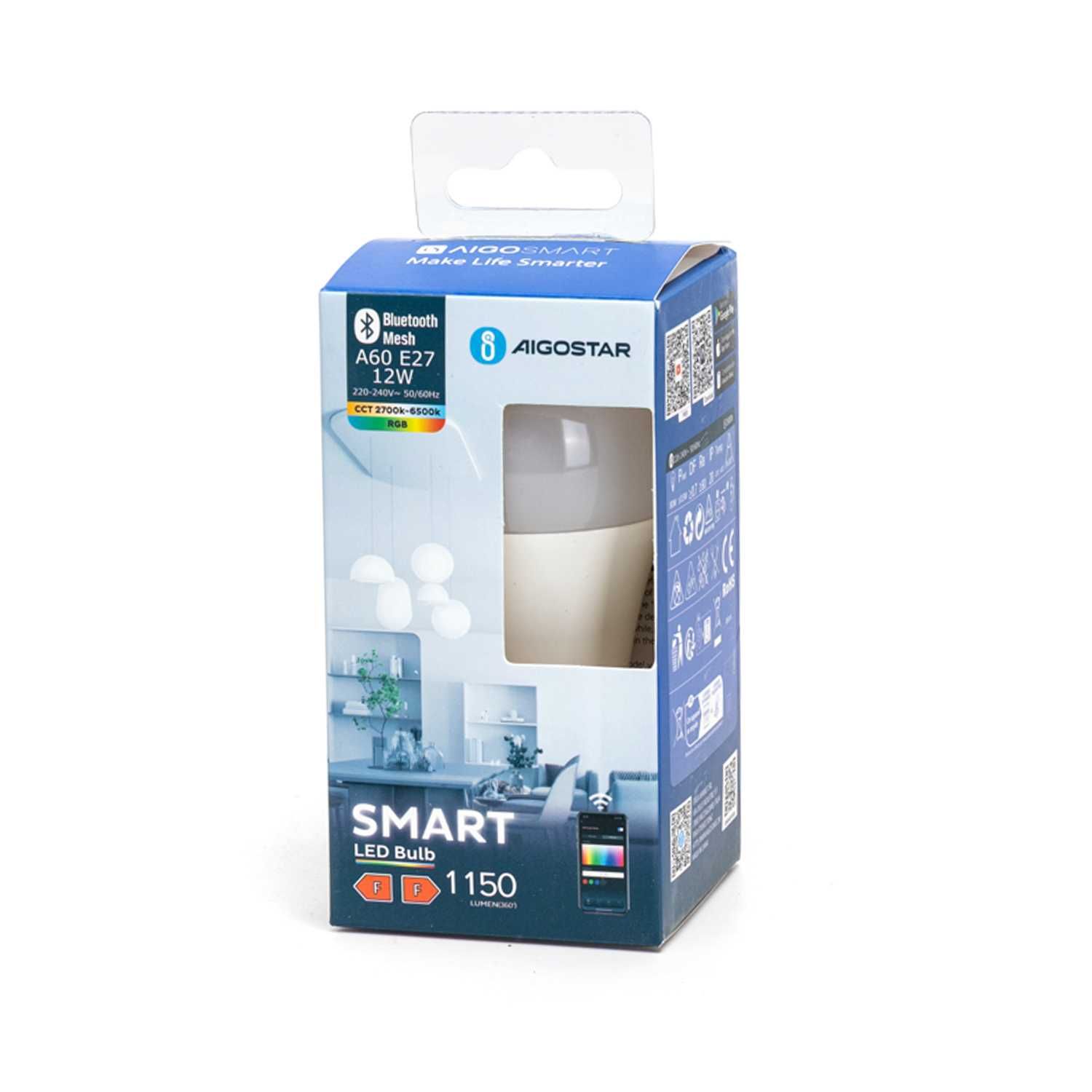 Inteligentna żarówka SMART E27 12W Bluetooth