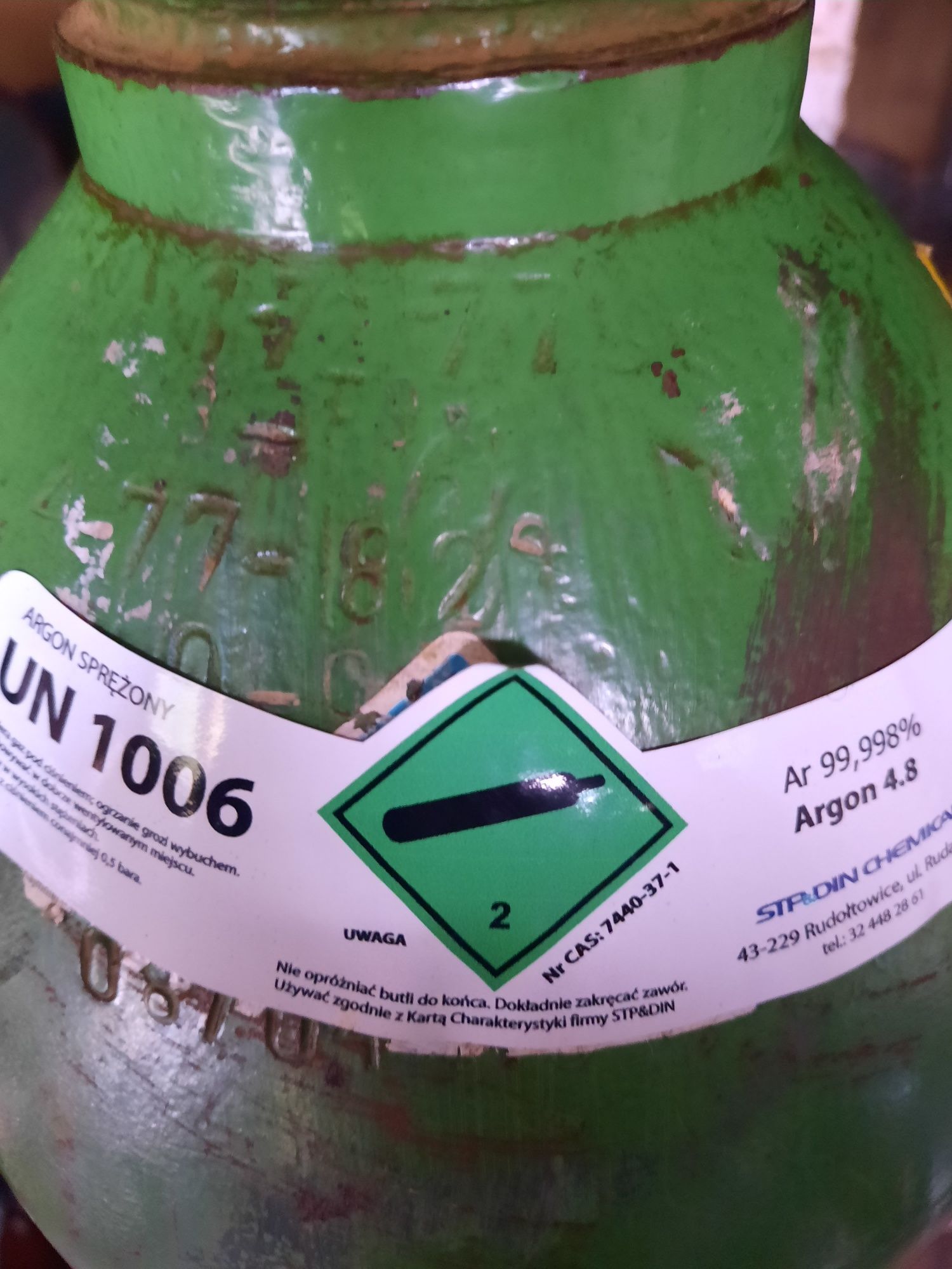 Butla butle AR Argon, ar co2 Azot co2  mix t8 t27 t40 Argon t30 230bar
