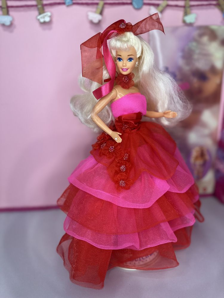 Барби Barbie Winter Holiday Sledding Fun Set 1995