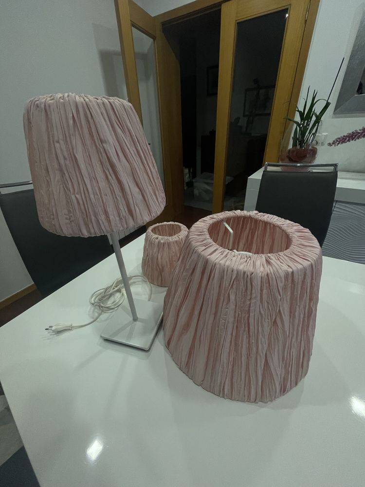 Tres Abajur do ikea