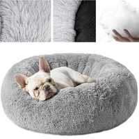 Ліжко для тварин Лежанка для собак Purlov 60 см - сіра, М'яка подушка