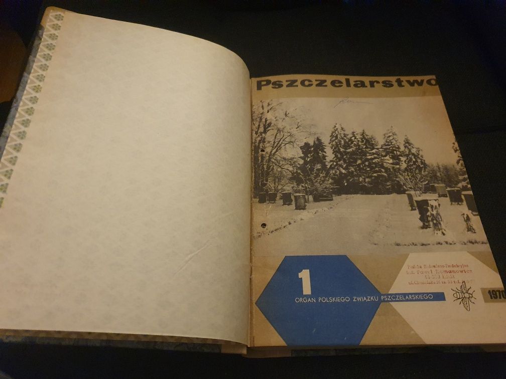 Czasopismo Pszczelarstwo 1970 12 numerów